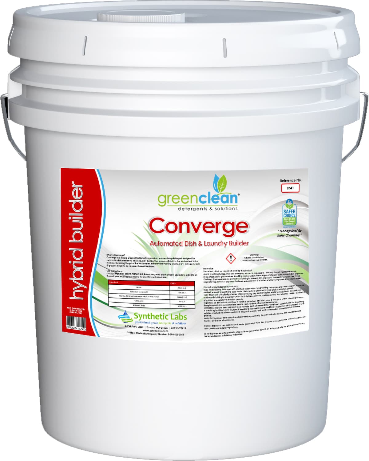 Patriot® Converge Dishmachine Detergent 5 GAL Liquid 1/Each