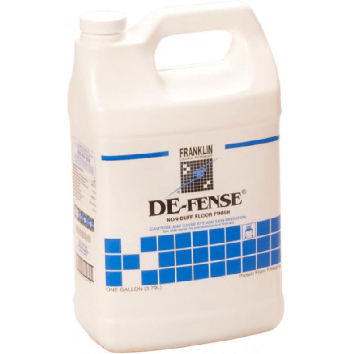 De-Fense Non Buff Floor Finish 1 GAL 4/Case