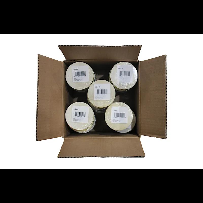 Cake Label 0.625X1.25 IN Yellow Oval 500/Roll