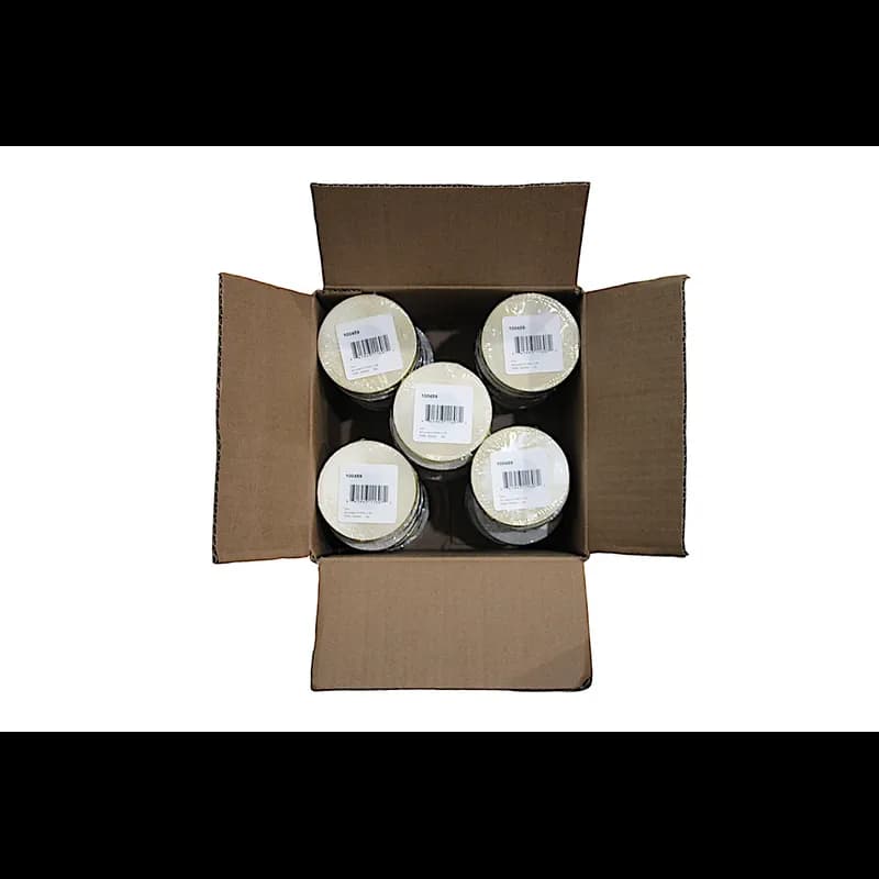 Corn Bakery Flavor Label 0.625X1.25 IN Yellow Oval 4 Color Process UV 1000 Count/Roll 50 Rolls/Case 50000 Count/Case