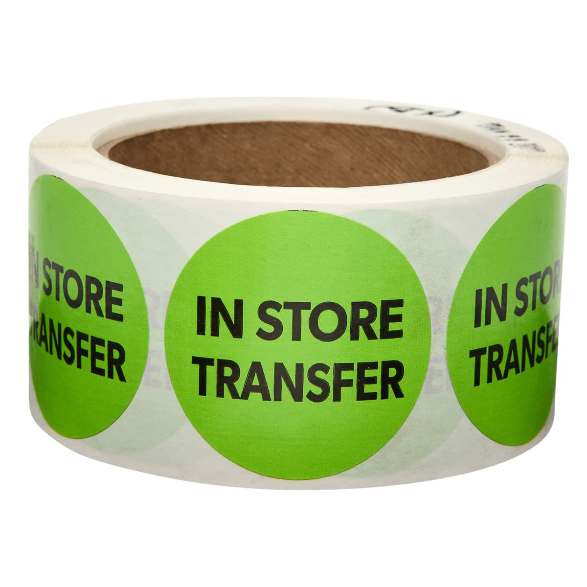 In Store Label 2X2 IN Green Round Transfer 1/Roll