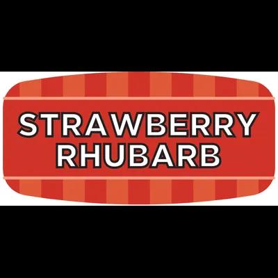 Strawberry Rhubarb Label 500/Roll