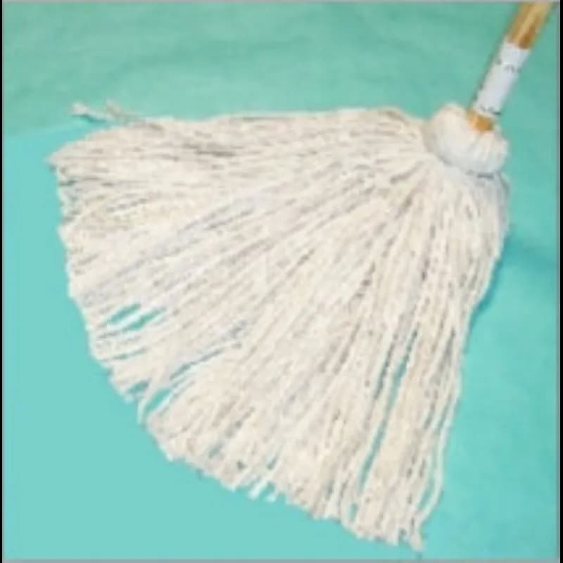 Mop #16 48IN Natural White Cotton Sanded Cut End 1/Each