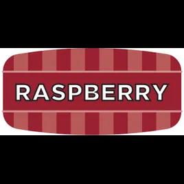 Raspberry Label Oval 1000/Roll