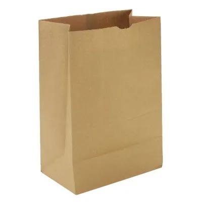 Grocery Bag 7.0625X4.5X13.375 IN Paper 40# Kraft Flat Bottom 500/Bale