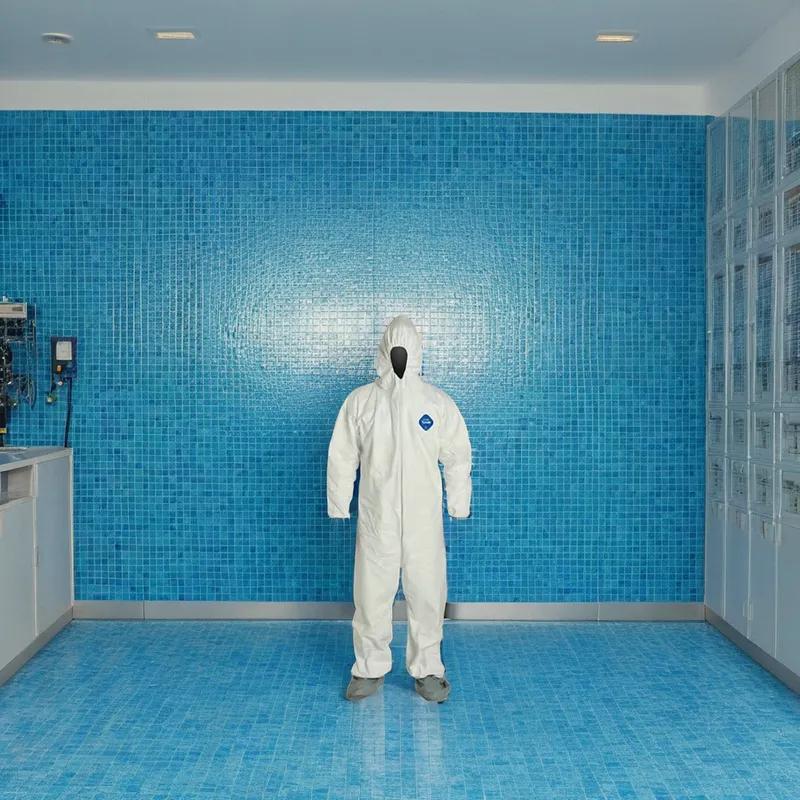 Tyvek® Coveralls XL White Tyvek® Disposable 1/Each