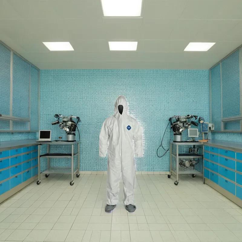 Tyvek® Coveralls XL White Tyvek® Disposable 1/Each