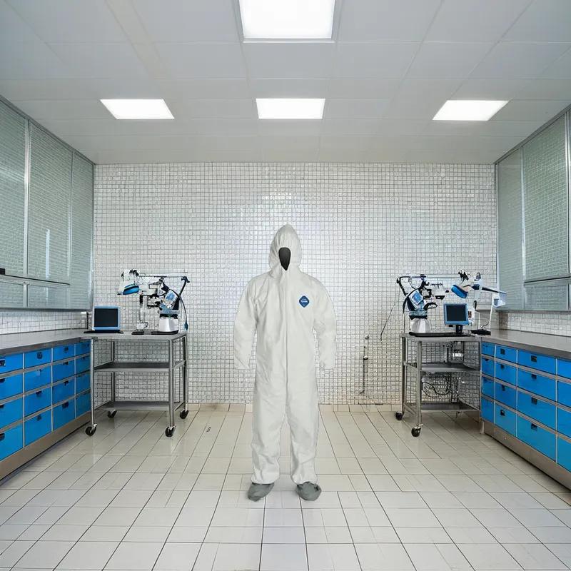 Tyvek® Coveralls XL White Tyvek® Disposable 1/Each