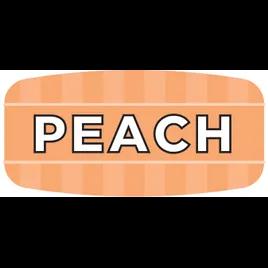 Peach Label Oval 1000/Roll