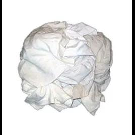 Knit Rag 25 LB Cotton White Bleached 25/Box