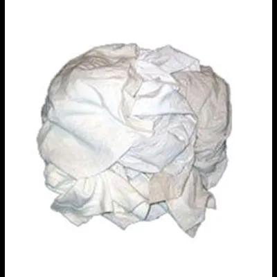 Knit Rag 25 LB Cotton White Bleached 25/Box