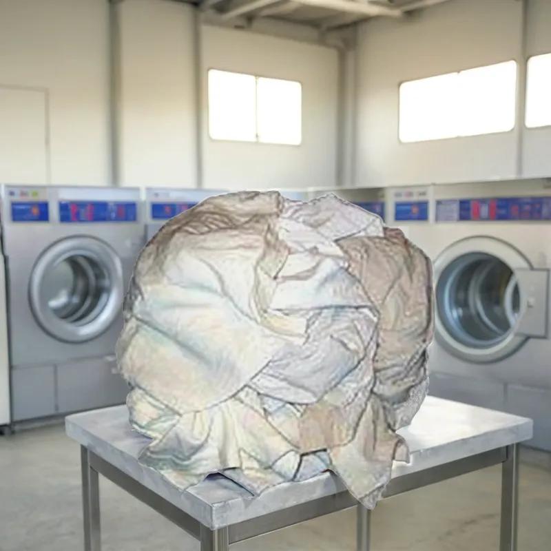 Knit Rag 25 LB Cotton White Bleached 25/Box