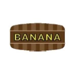 Banana Label Oval 1000/Roll