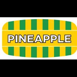 Pineapple Label Oval 1000/Roll