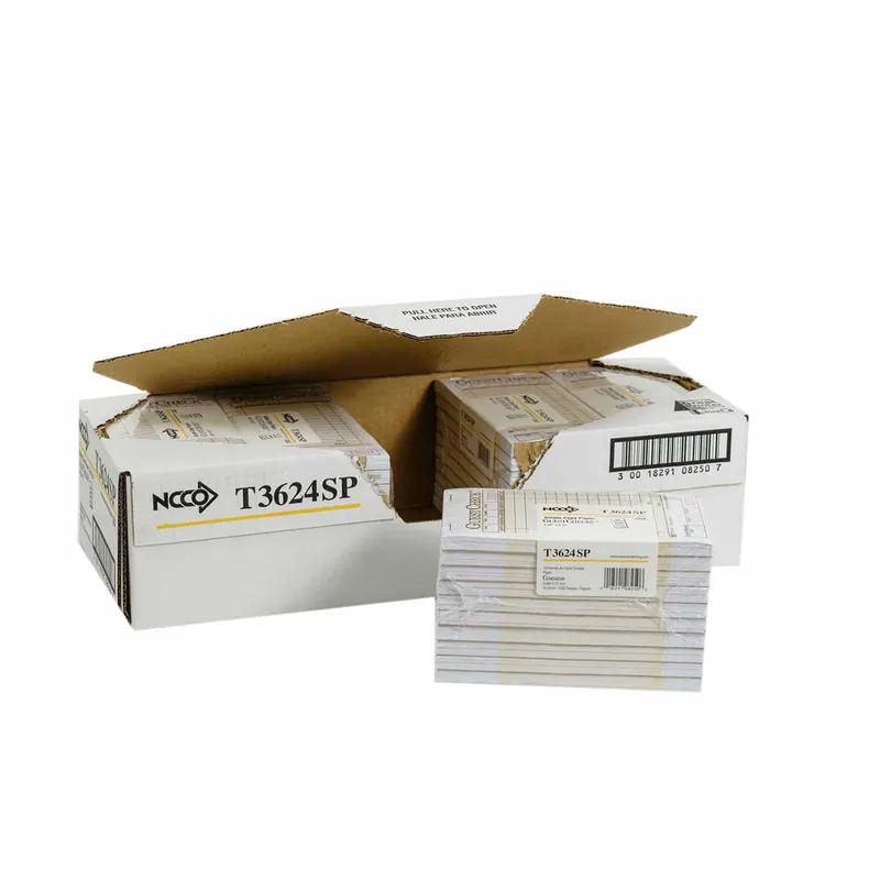 Guest Check 3.5X6.75 IN 1-Part Medium Single Copy Paper 100 Sheets/Pack 50 Packs/Case 5000 Count/Case