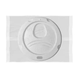 Dixie® Lid Dome Plastic White For 16-20 OZ Wrapped Hot Cup Sip Through Identification 1000/Case