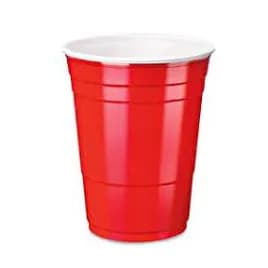 Solo® Cup 16 OZ PS Red 600/Case