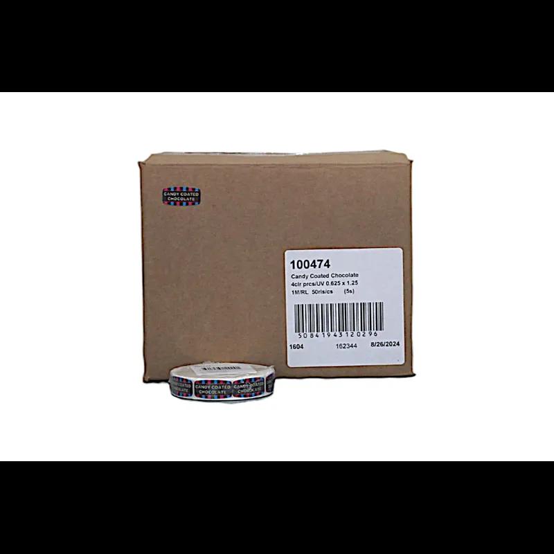 Candy Coated Chocolate Label Oval 1000/Roll