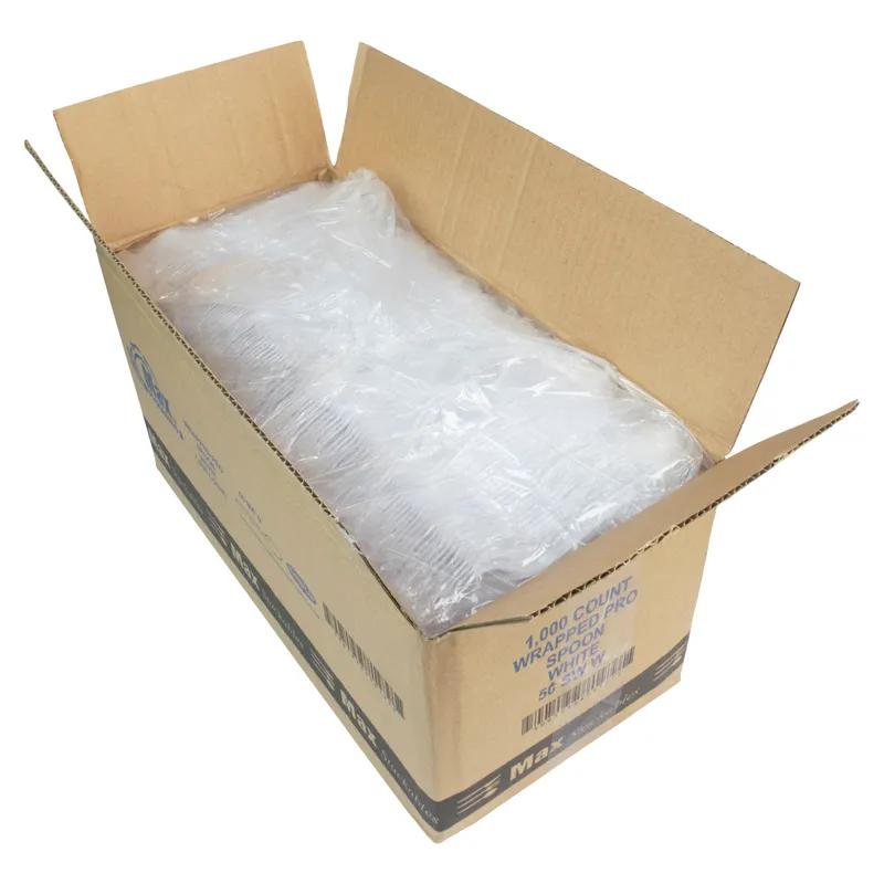 Spoon PP White Heavy Duty Individually Wrapped 1000/Case