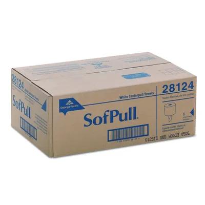 Sofpull® Roll Paper Towel 14.8X7.8 IN 1PLY White Centerpull 324 Sheets/Roll 6 Rolls/Case 1944 Sheets/Case