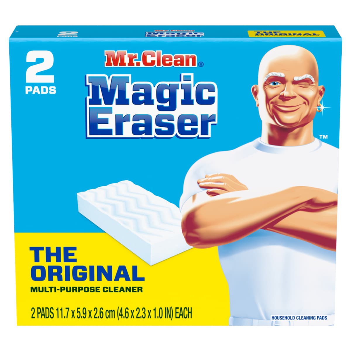 Mr. Clean® Magic Eraser Erasing Pad 12 Count/Pack 2 Packs/Case 24 Count/Case