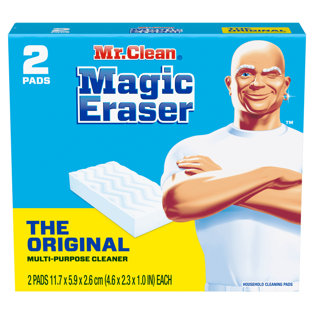 Mr. Clean® Magic Eraser Erasing Pad 12 Count/Pack 2 Packs/Case 24 Count/Case