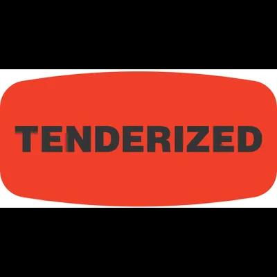 Tenderized Label Dayglo 1000/Roll