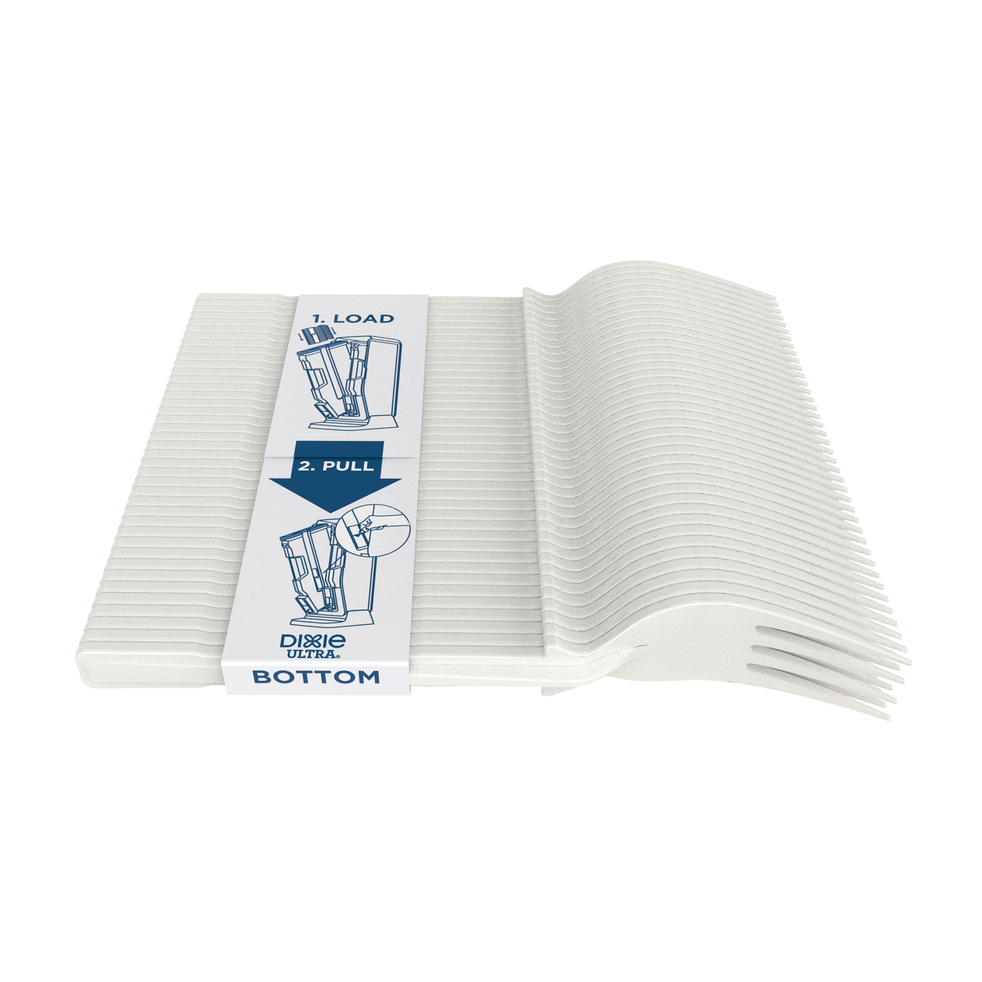 Dixie® Ultra SmartStock® Series-T Fork PLA Natural Refill 960/Case