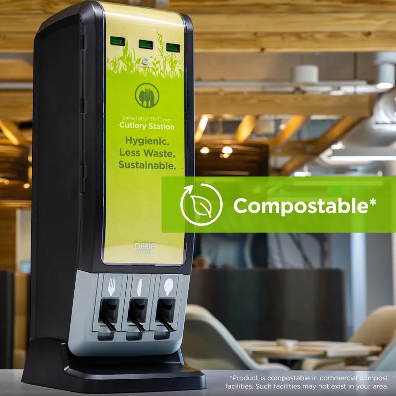 Dixie® Ultra SmartStock® Series-T Teaspoon PLA Natural Refill 960/Case