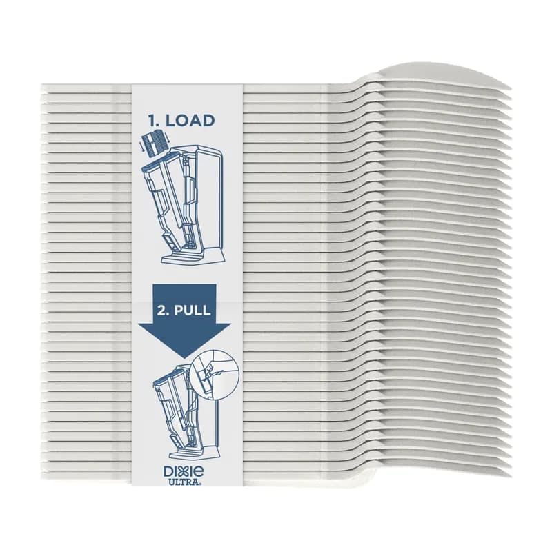 Dixie® Ultra SmartStock® Series-T Teaspoon PLA Natural Refill 960/Case