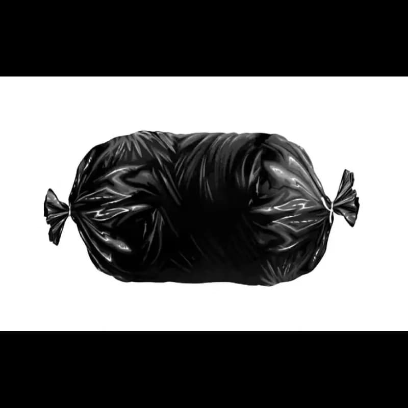 Compactor Bag Liner Black 3.5MIL Tubing Roll 1/Roll