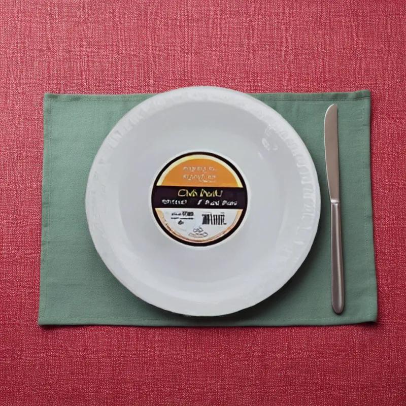 Plate 9 IN Plastic White Round Heavy Duty 600/Case