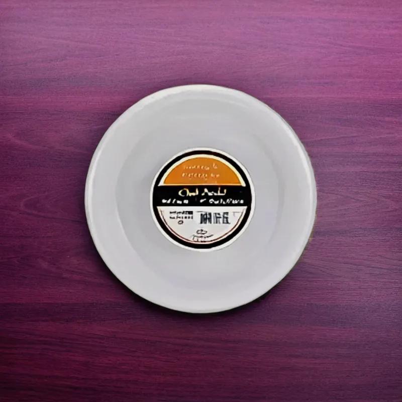 Plate 7 IN Plastic White Round Heavy Duty 1000/Case