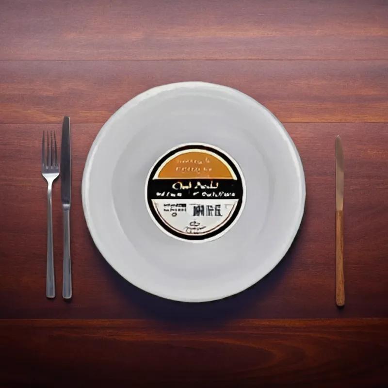 Plate 7 IN Plastic White Round Heavy Duty 1000/Case