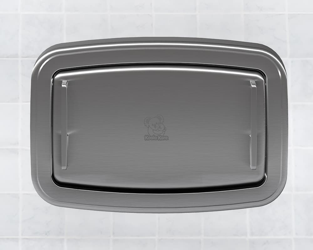 Baby Changing Station Stainless Steel Wall Mounted Horizontal 1/Each