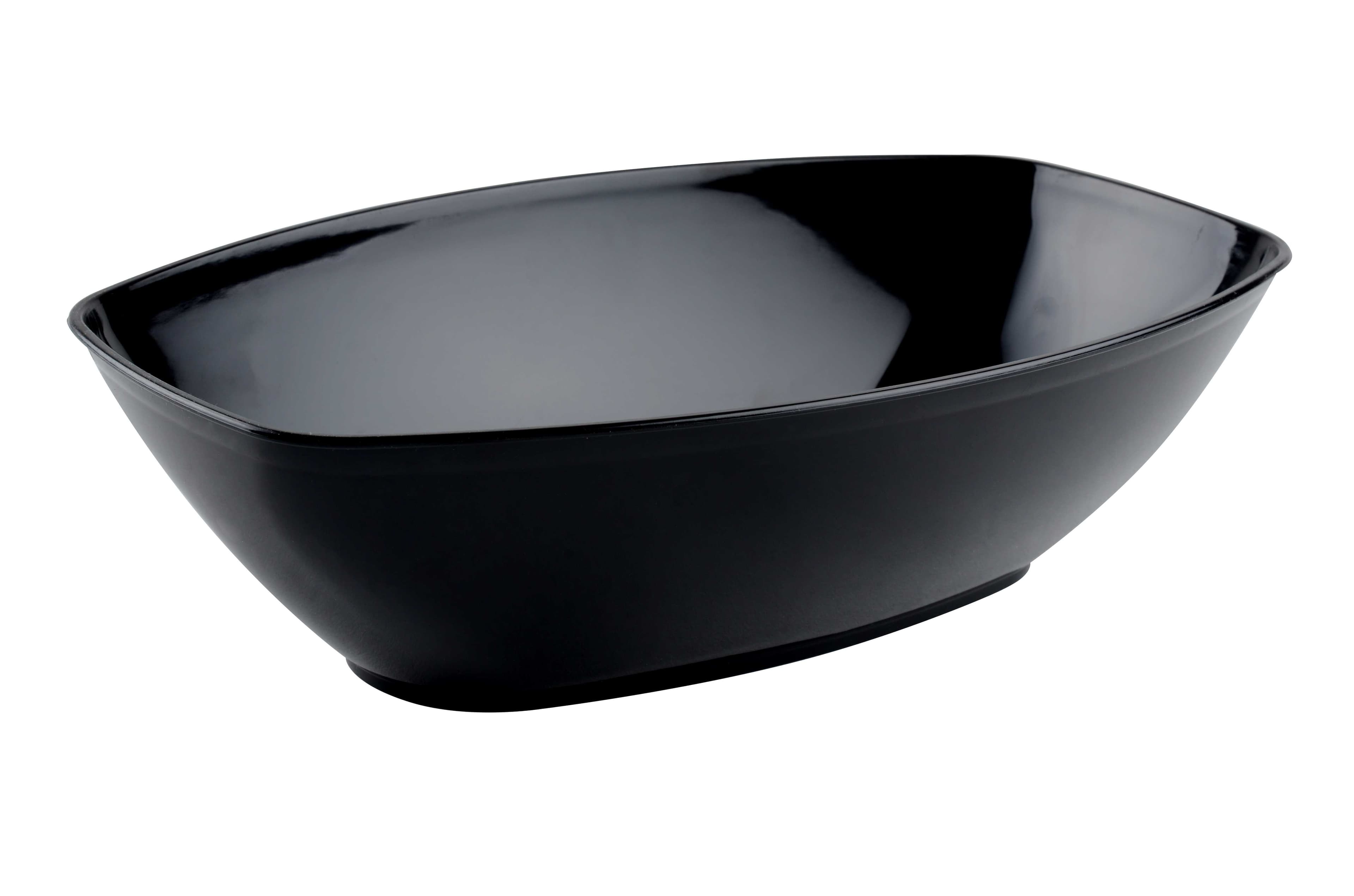 Luau Bowl 64 OZ Plastic Black 50/Case