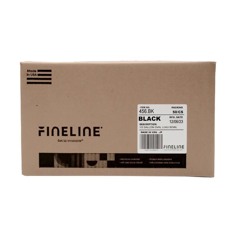 Luau Bowl 64 OZ Plastic Black 50/Case