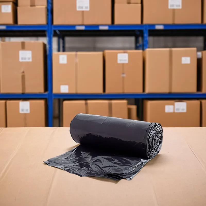 Can Liner 38X58 IN Black LDPE 1.7MIL Coreless 100/Case