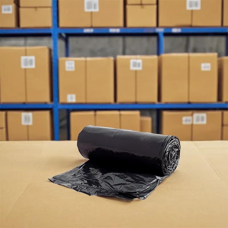 Can Liner 38X58 IN Black LDPE 1.7MIL Coreless 100/Case