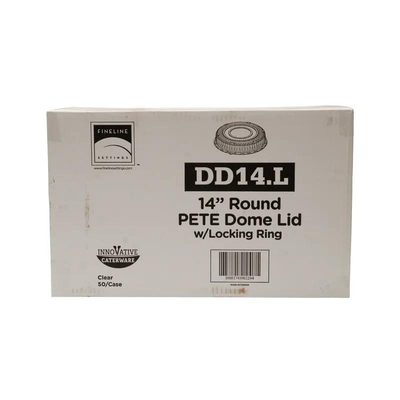 Platter Pleasers Lid Dome 14 IN PET Clear Round For Container 50/Case