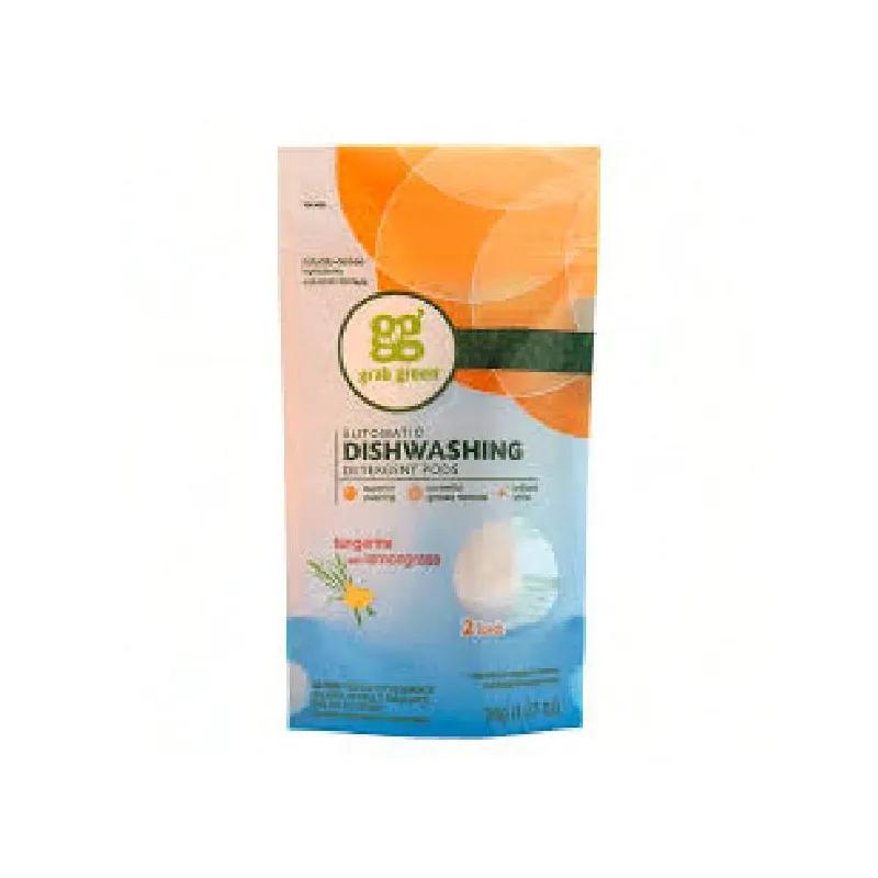 Grab Green Tangerine Dishmachine Detergent Pod 250/Case