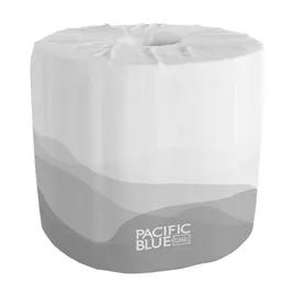 Pacific Blue Basic Toilet Paper & Tissue Roll 4.05X4 IN 1PLY White Standard 1210 Sheets/Roll 80 Rolls/Case