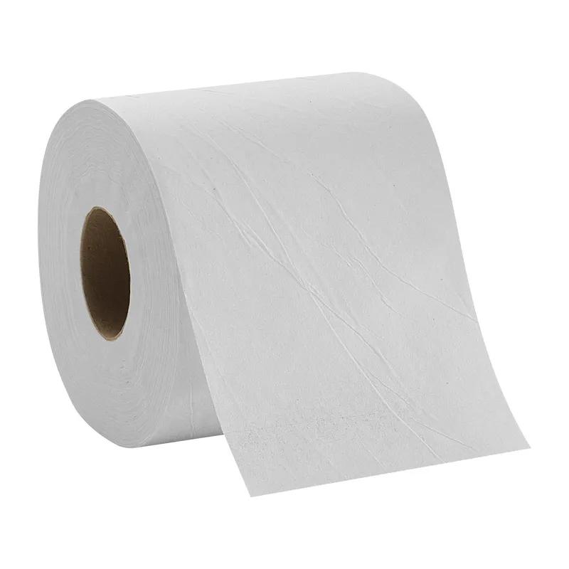 Pacific Blue Basic Toilet Paper & Tissue Roll 4.05X3.8 IN 1PLY White Standard 1210 Sheets/Roll 80 Rolls/Case