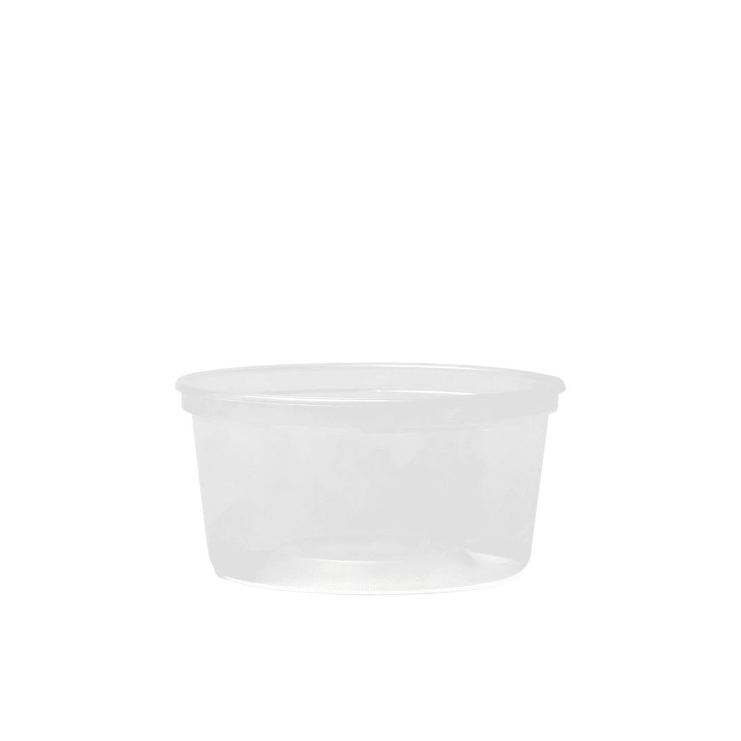 Deli Container Base 12 OZ PET Clear 500/Case