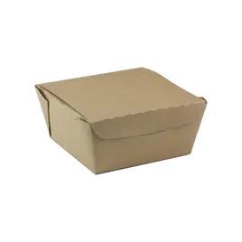 OneBox® #1 Take-Out Box Tuck-Top 4.5X4.5X2.5 IN Paperboard Kraft Square 312/Case