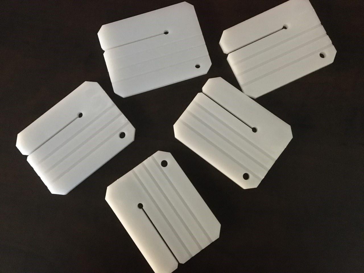 Zipper Closing Tool 4.5X3 IN White 1/Each