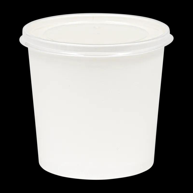 Soup Food Container 24 OZ SBS Paperboard White Leak Resistant 500/Case