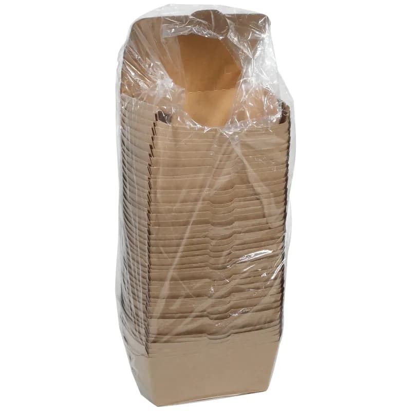 OneBox® #3 Take-Out Box Tuck-Top 6.5X4.5X3.3 IN Paperboard Kraft Rectangle 160/Case