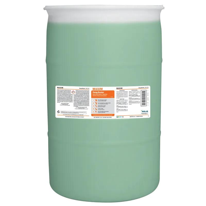 Maxim® Gang Buster Degreaser 55 GAL Multi Surface Concentrate Non-Butyl 55/Drum