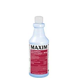 Maxim AFBC Fresh Scent Restroom Cleaner 32 FLOZ Liquid RTU Acid-Free 12/Case